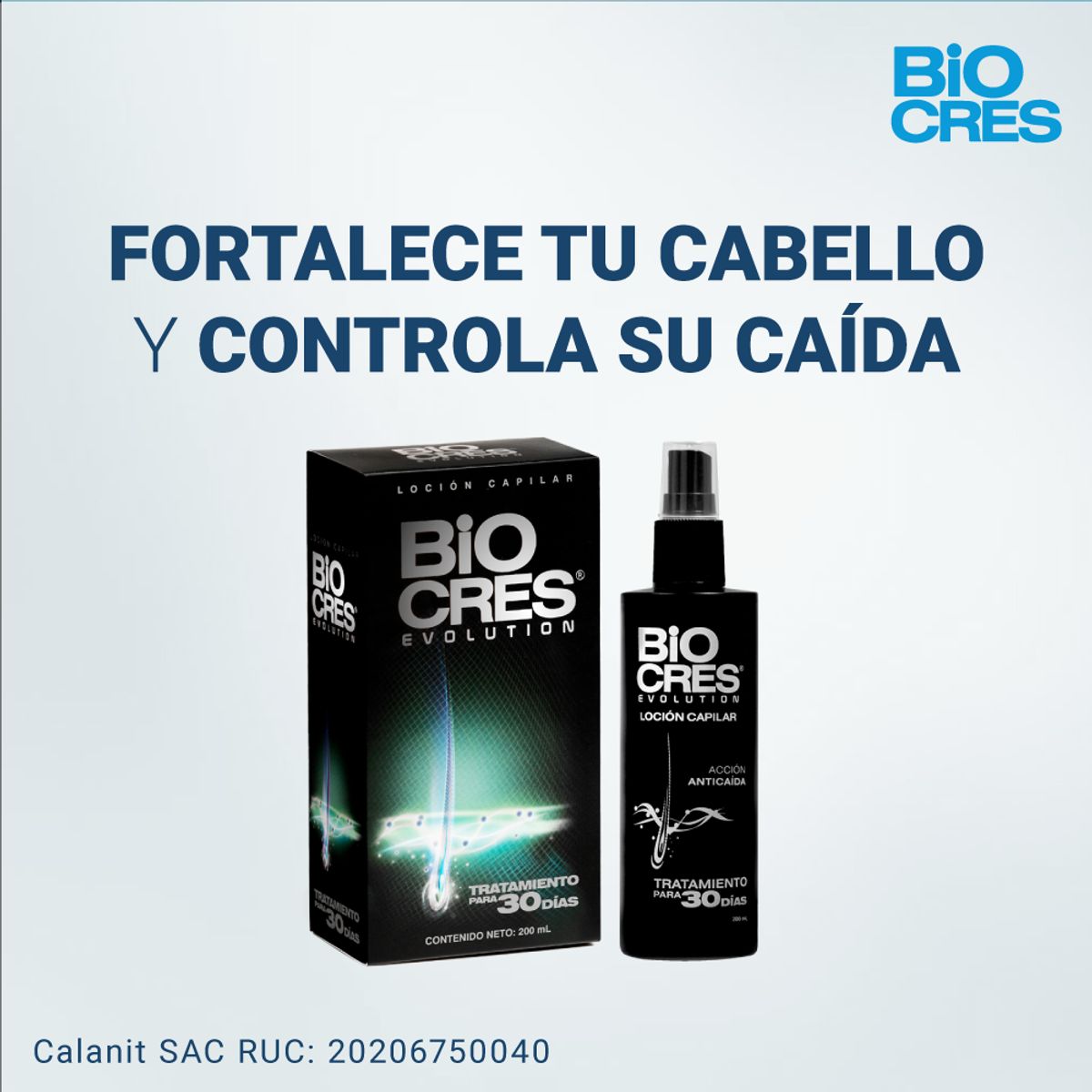 GENERICO - BIOCRES EVOLUTION LOCION CAPILAR x 100 ml