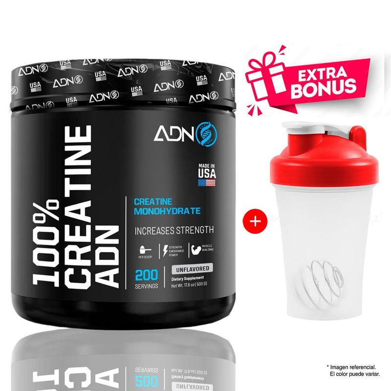 ADN - CREATINA MONOHIDRATADA 500 GR ADN NUTRITION