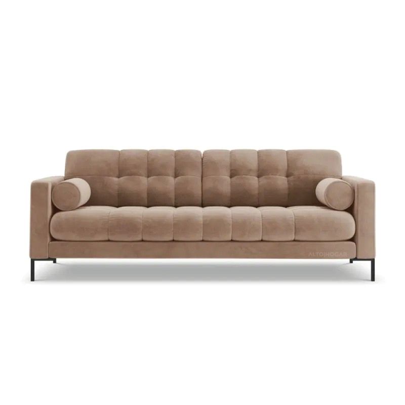 ALTO HOGAR - Sofá Alba 3 Cuerpos Marrón