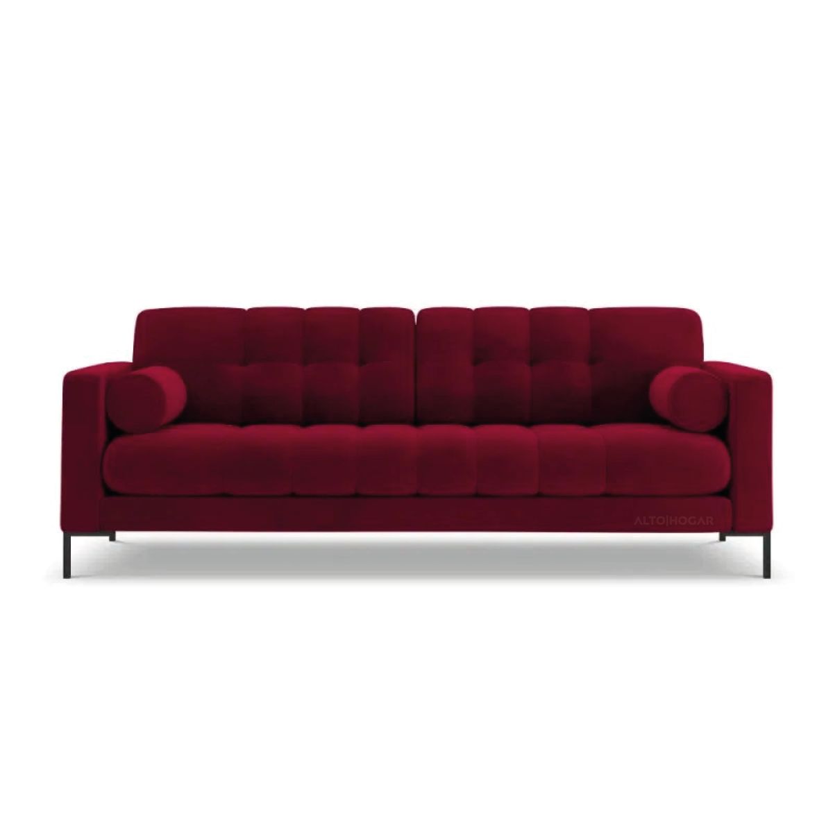 ALTO HOGAR - Sofá Alba 3 Cuerpos Rojo