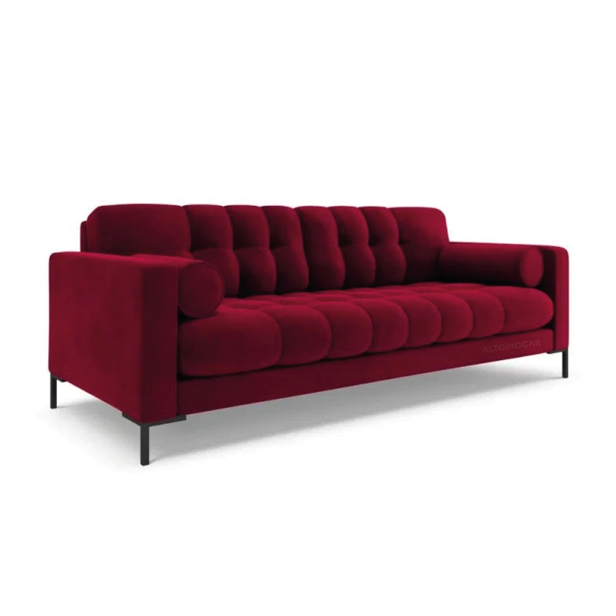 ALTO HOGAR - Sofá Alba 3 Cuerpos Rojo