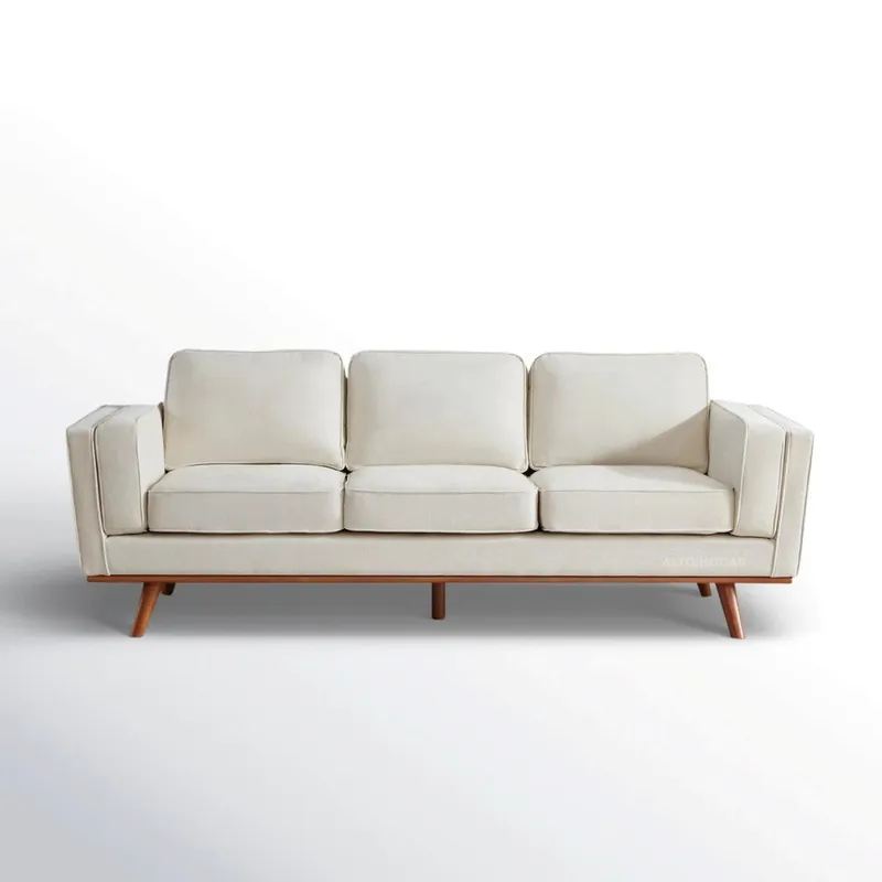 ALTO HOGAR - Sofá Antoin 3 Cuerpos Crema