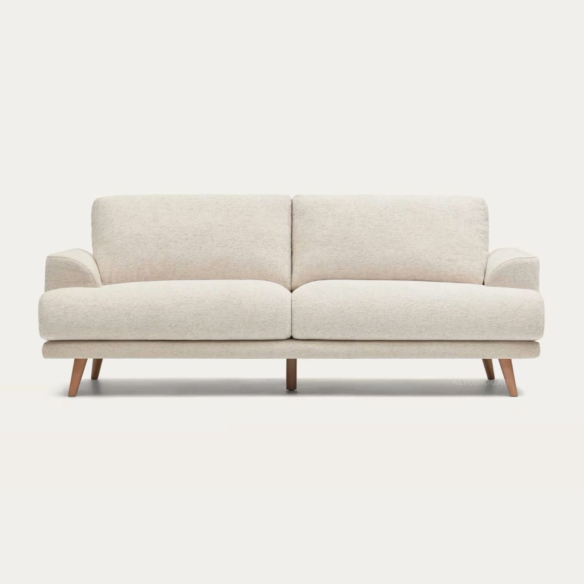 ALTO HOGAR - Sofá Indaga 3 Cuerpos Crema