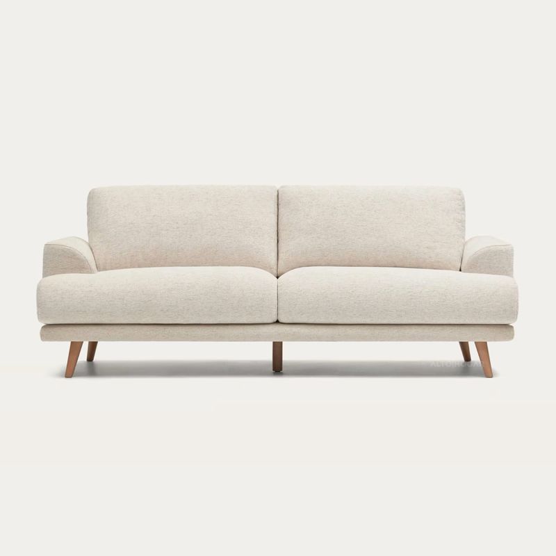 ALTO HOGAR - Sofá Indaga 3 Cuerpos Crema