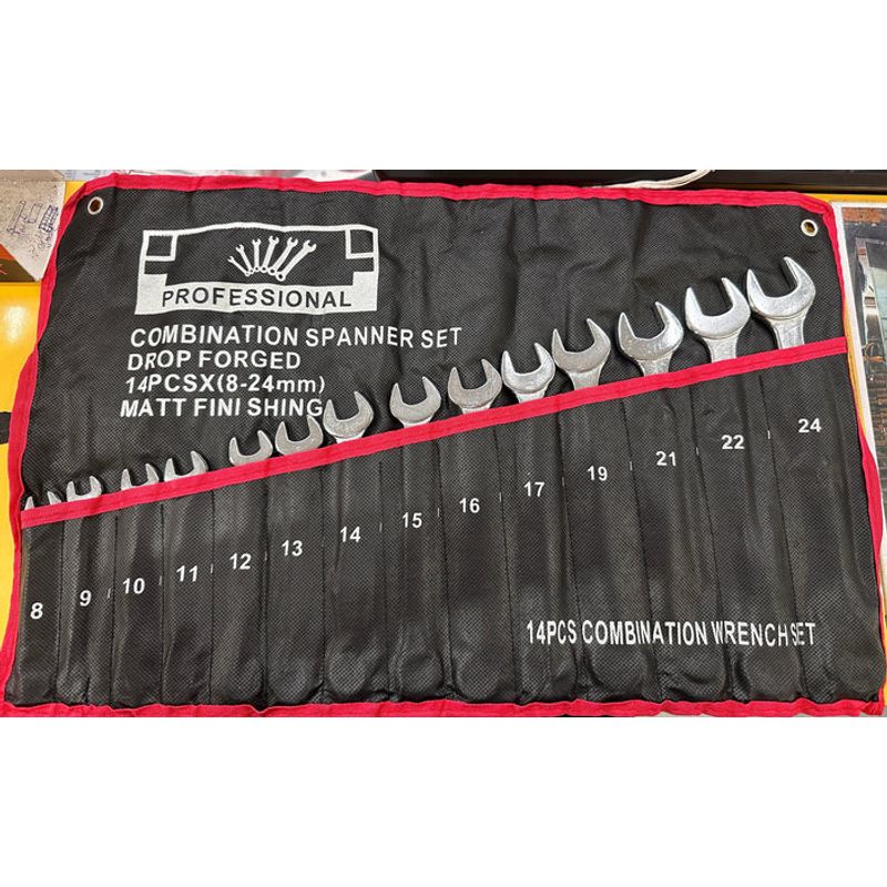 QUICK - Juego De Llave Combinada Punta Corona 14 Pcs