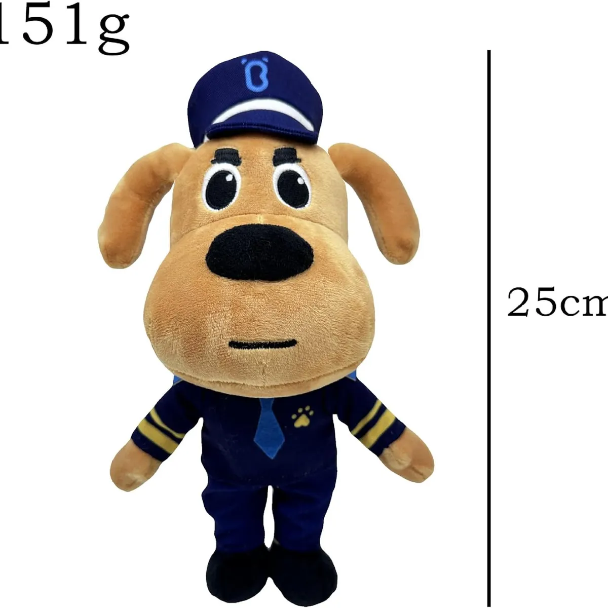 PUREPOWER - Bbb Perro De Peluche Sheriff Labrador Con Dibujos Animados