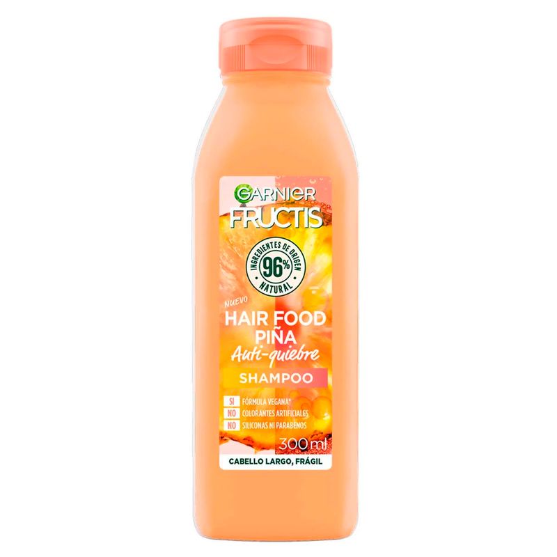 GARNIER - Shampoo Fructis Hairfood Piña - Anti quiebre 300 ML