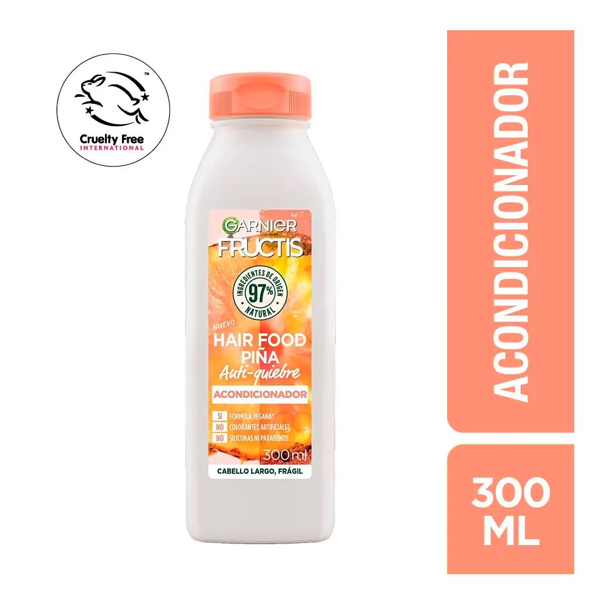 GARNIER - Acondicionador Fructis Hairfood Piña Anti quiebre 300 ML