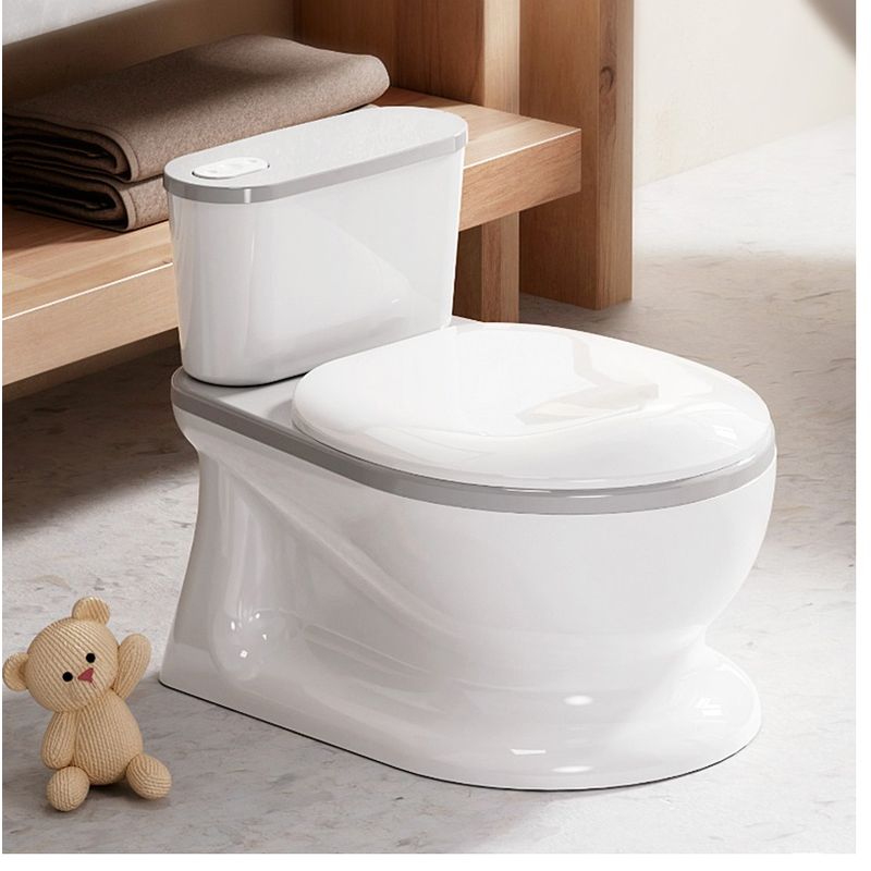 GENERICO - Inodoro de entrenamiento para Niños con Porta Papel Gris