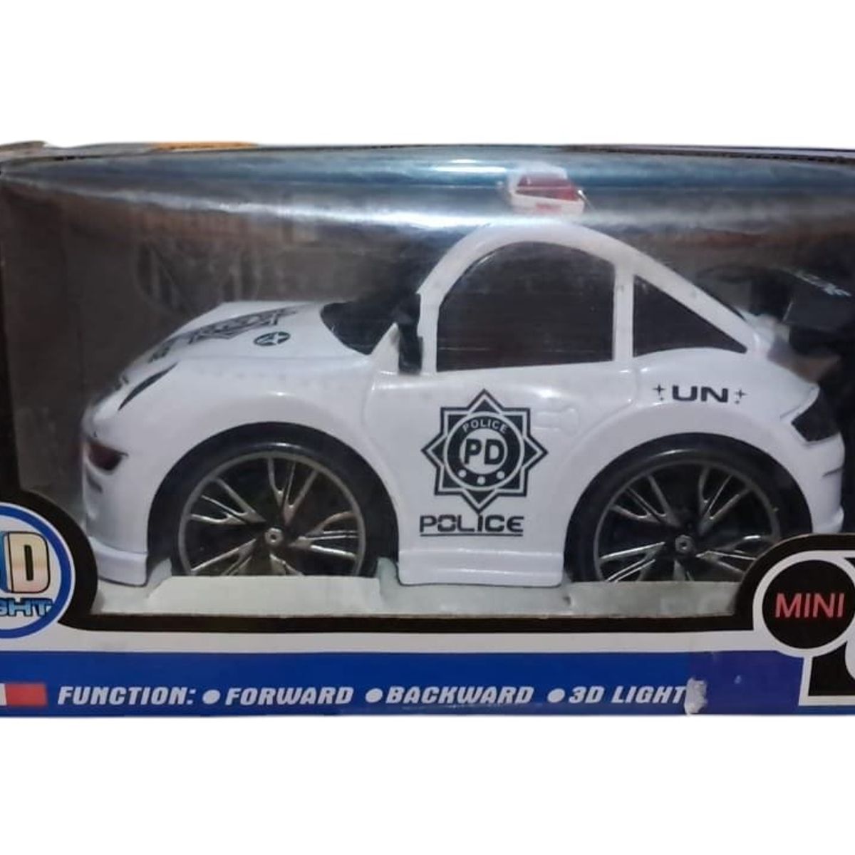 GENERICO - MINI POLICE CAR BLANCO