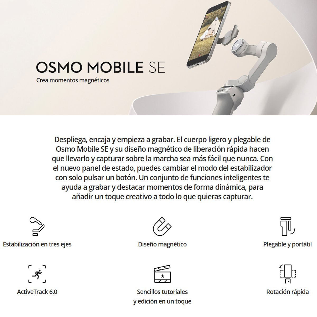 DJI - Estabilizador DJI Osmo Mobile SE