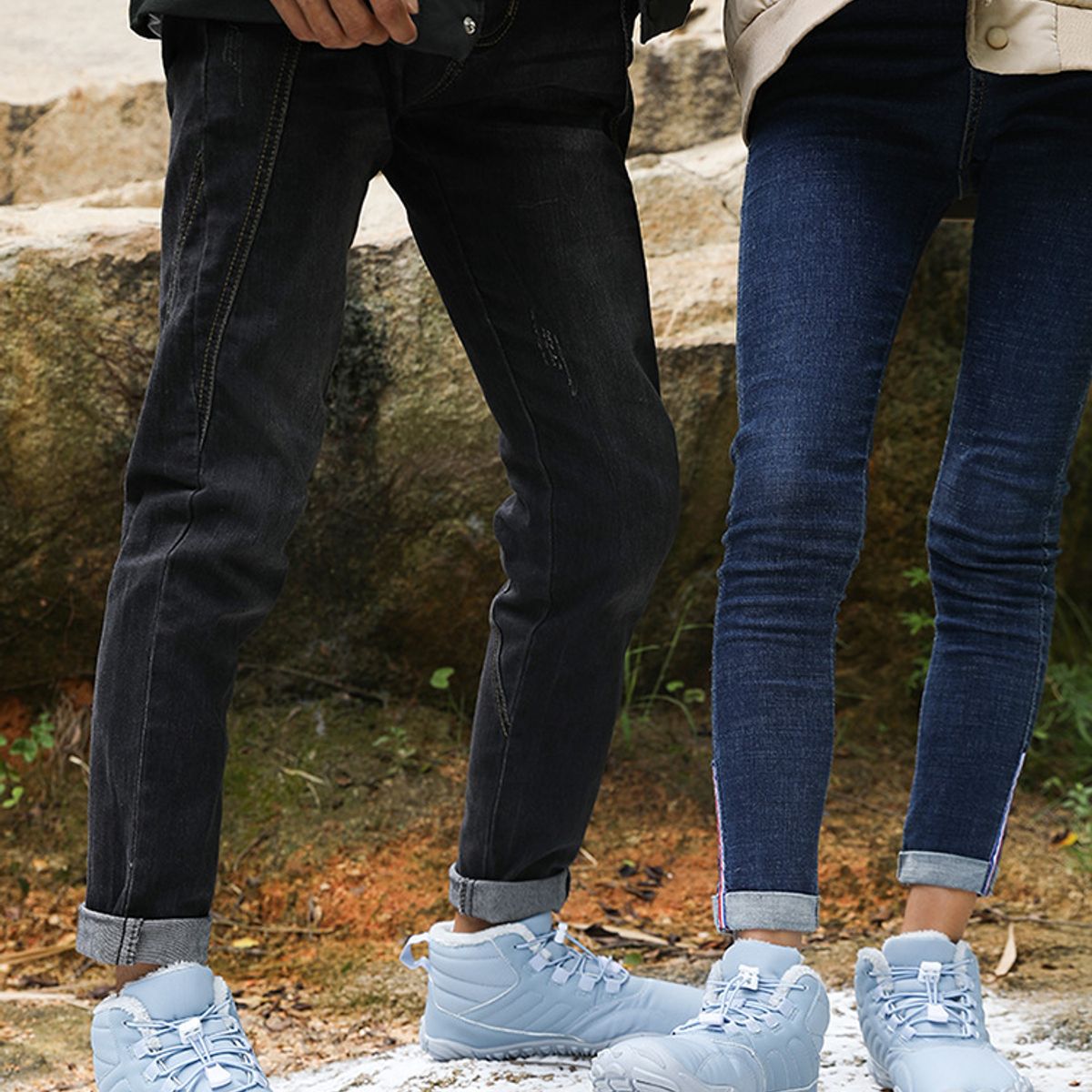 TIOZONEY - Zapatos de hombre para actividades al aire libre-Azul