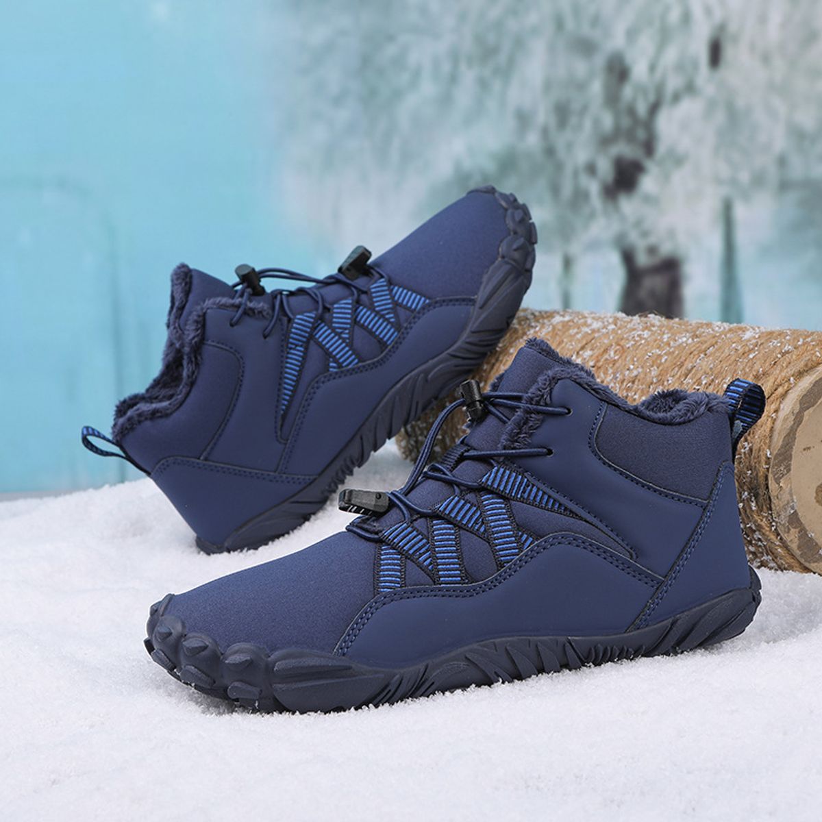 TIOZONEY - Zapatos de hombre para actividades al aire libre-Azul