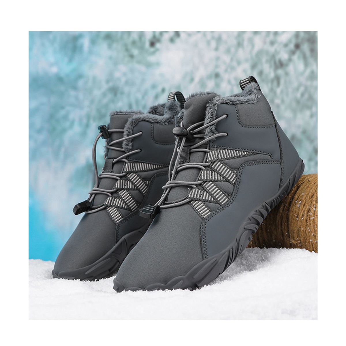 TIOZONEY - Zapatos de hombre para actividades al aire libre-Gris