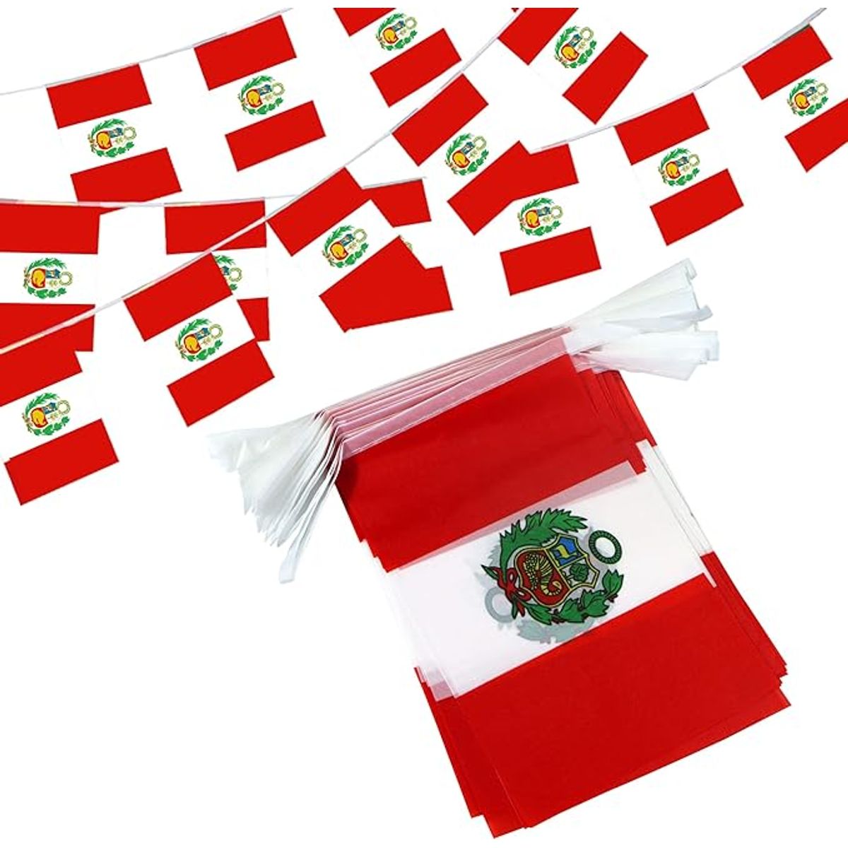 GENERICO - 5 metros de banderites de Perú