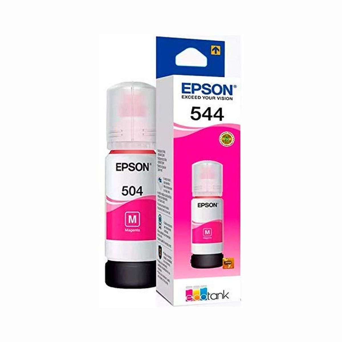 EPSON - Botella de Tinta Epson T504 Magenta
