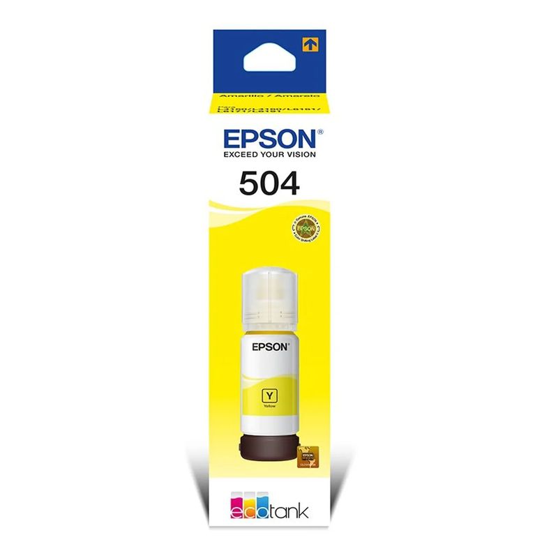 EPSON - Botella de Tinta Epson T504 Amarilo Original