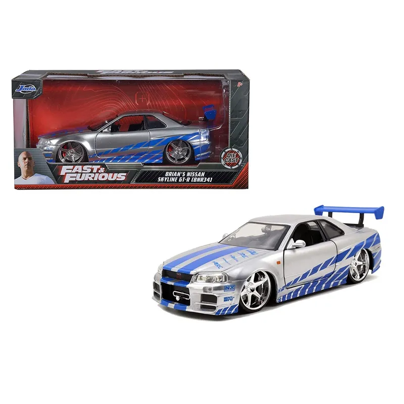 JADA TOYS - AUTO COLECCION RAPIDOS Y FURIOSOS NISSAN SKYLINE R34 1: 24