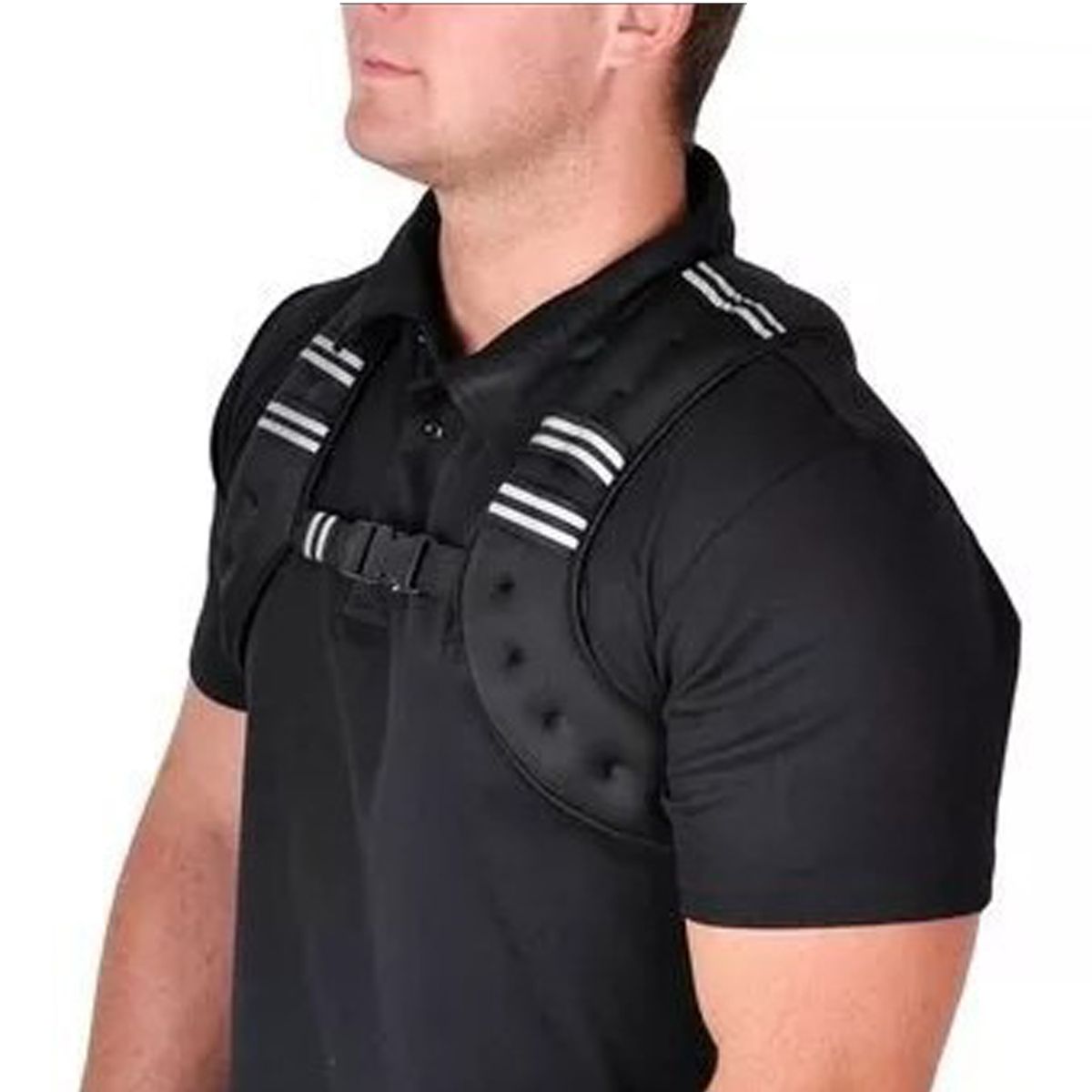 RISUTIMPORT - Chaleco Lastre De 10 KG Importado Ajustable Negro