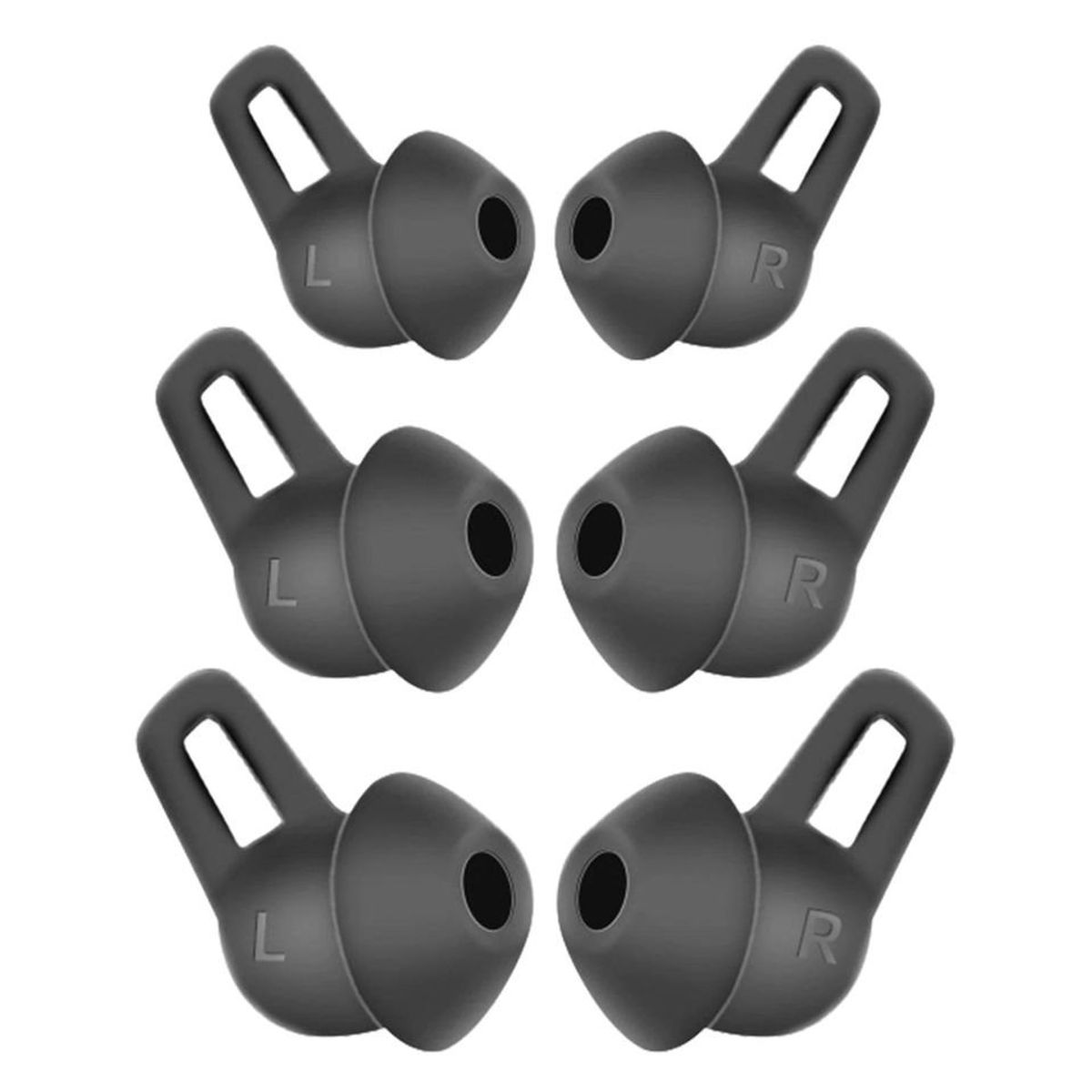 GENERICO - Almohadilla funda silicona ear para audifono Huawei Freelace pro negro