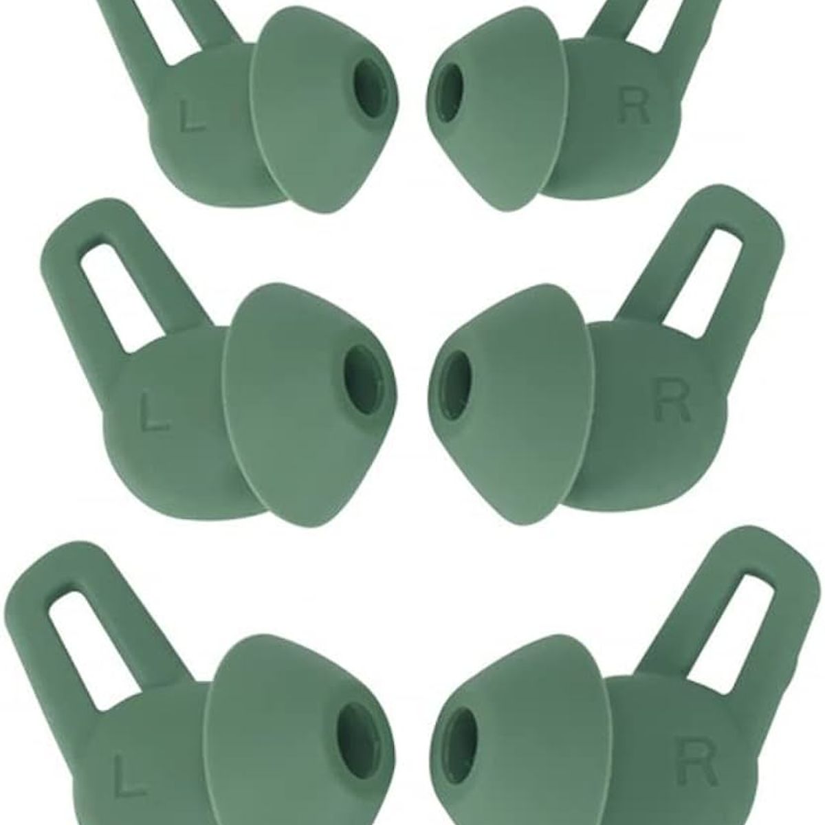 GENERICO - Almohadilla funda silicona ear para audifono Huawei Freelace pro verde