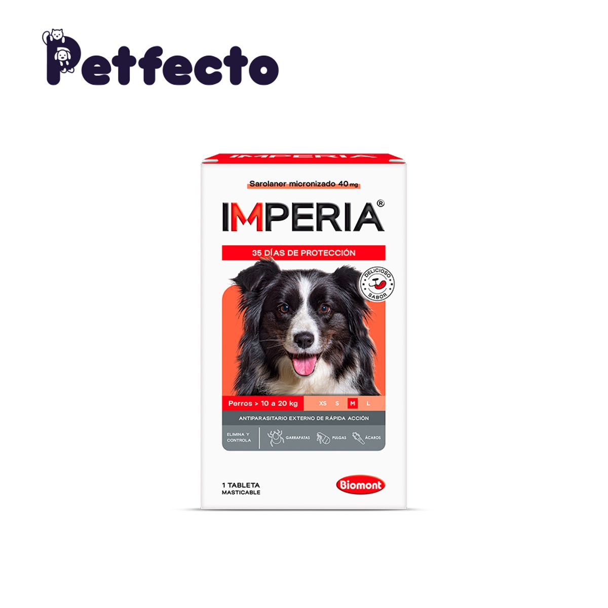 ANTIPULGAS PARA PERROS >10 – 20 kg, marca IMPERIA - Foto Principal