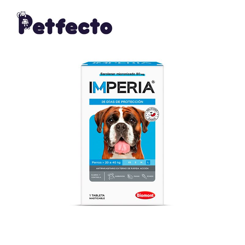 IMPERIA - ANTIPULGAS PARA PERROS >20 – 40 kg
