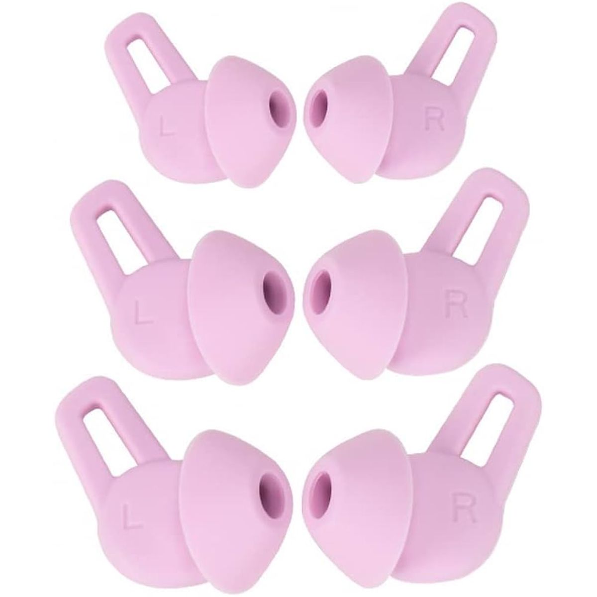 GENERICO - Almohadilla funda silicona ear para audifono Huawei Freelace pro rosa