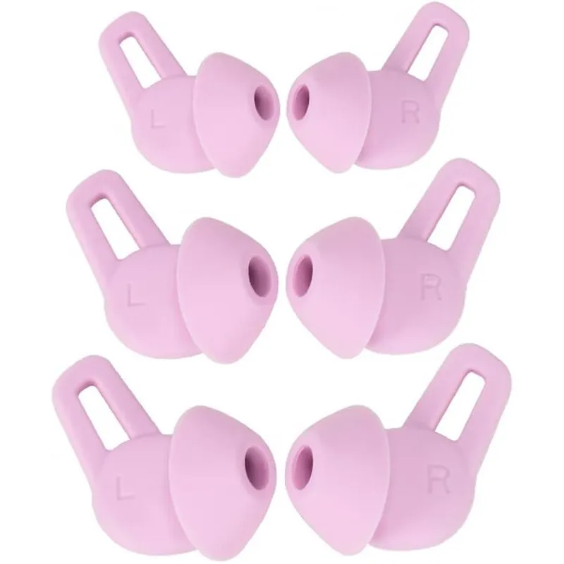 GENERICO - Almohadilla funda silicona ear para audifono Huawei Freelace pro rosa