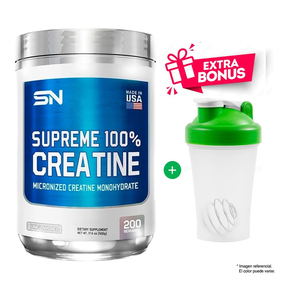 SUPREME NUTRITION - CREATINA Creatina Monohidratada SUPREME NUTRITION 500 gramos