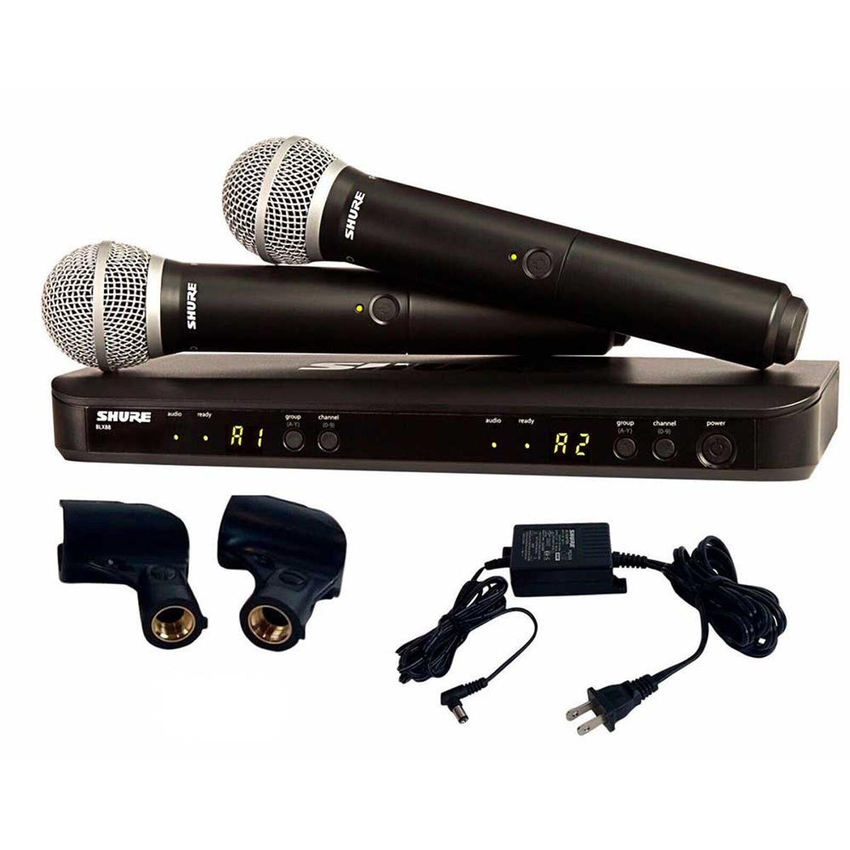SHURE - SHURE BLX288PG58 MICROFONO INALAMBRICO SET DOBLE