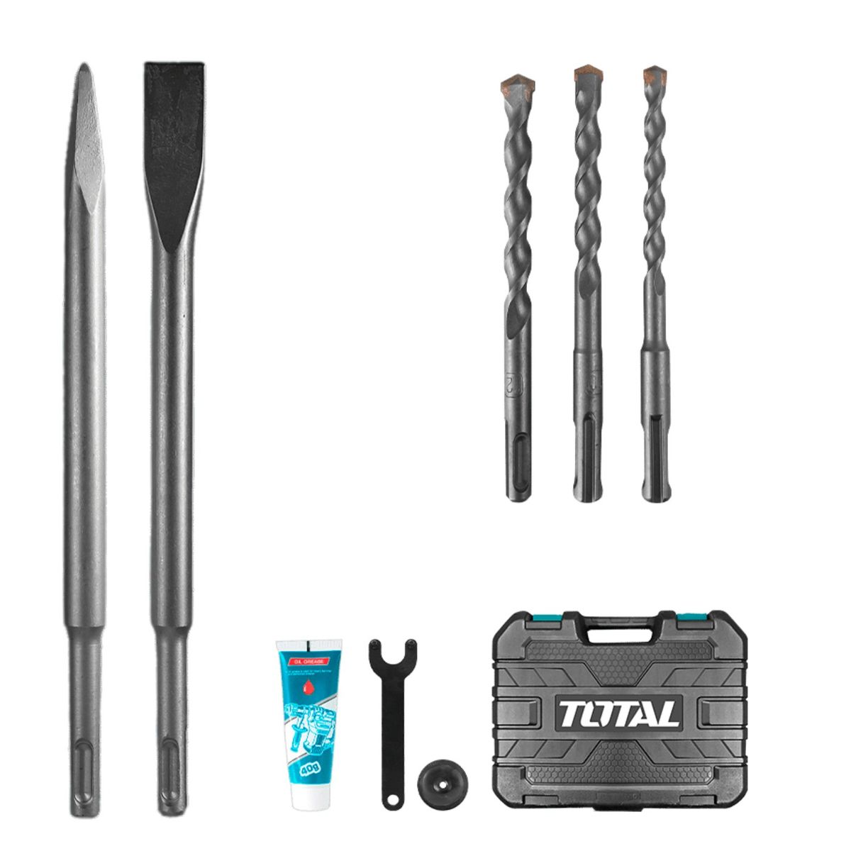 TOTAL TOOLS - Rotomartillo SDS Plus 1050w 45J industrial Total