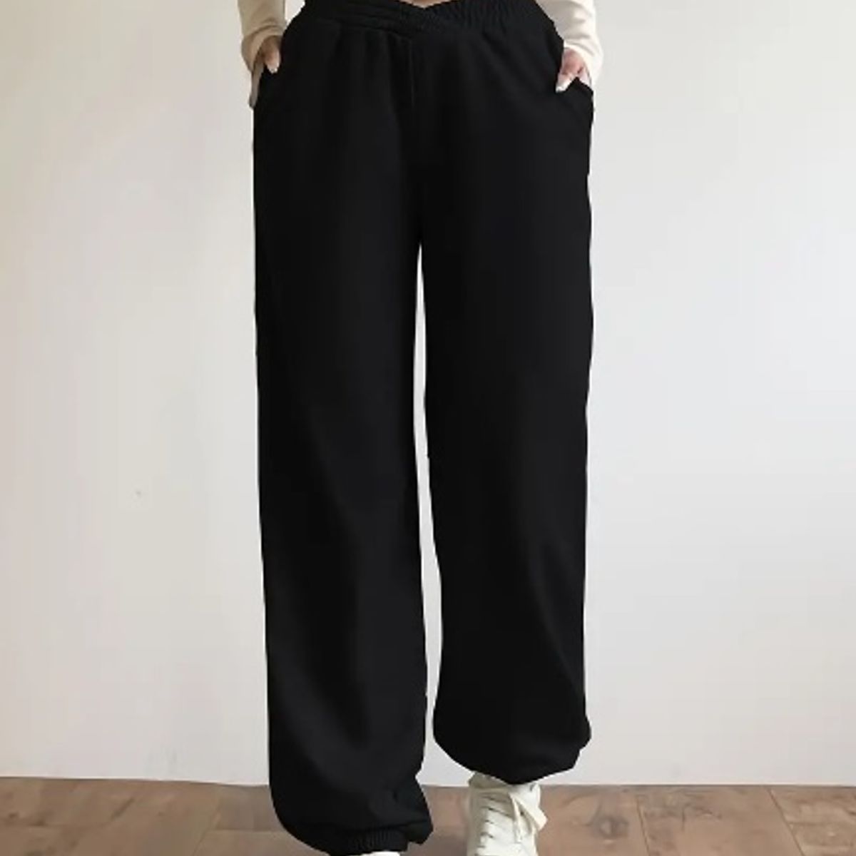 GENERICO - Jogger grueso Invierno L Marrón Mujer con Bolsillos