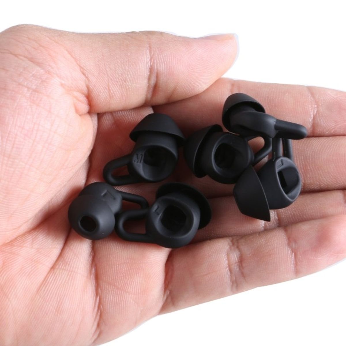 GENERICO - Almohadilla funda silicona para audifono Huawei Freelace pro 2 negro