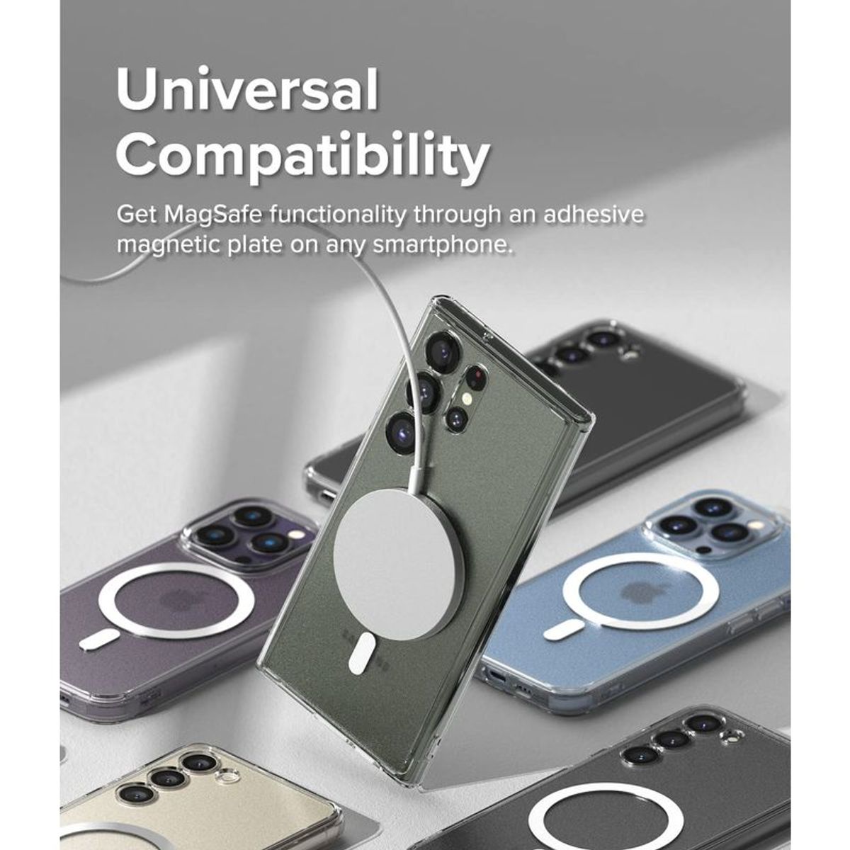 RINGKE - Case Transparente Ringke Fusion Magnetic Matte Para Galaxy S23 Ultra