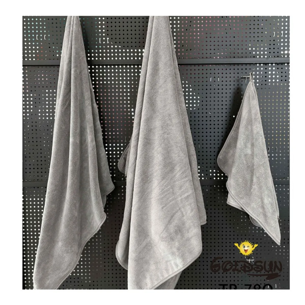 GOLDSUN - SET DE TOALLA 3 PIEZAS MICROFIBRA