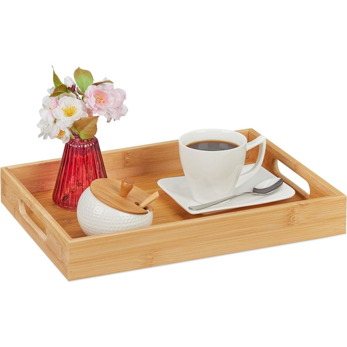 PENTHA - Bandeja de Bambú de 38 x 25