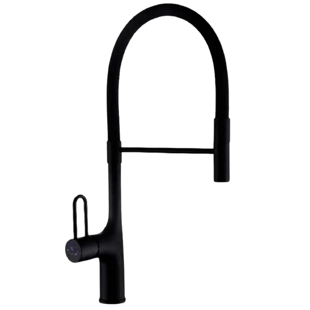 FRATELLI - MEZCLADORA MONOCOMANDO DE COCINA AL MUEBLE DALLAS  NEGRO