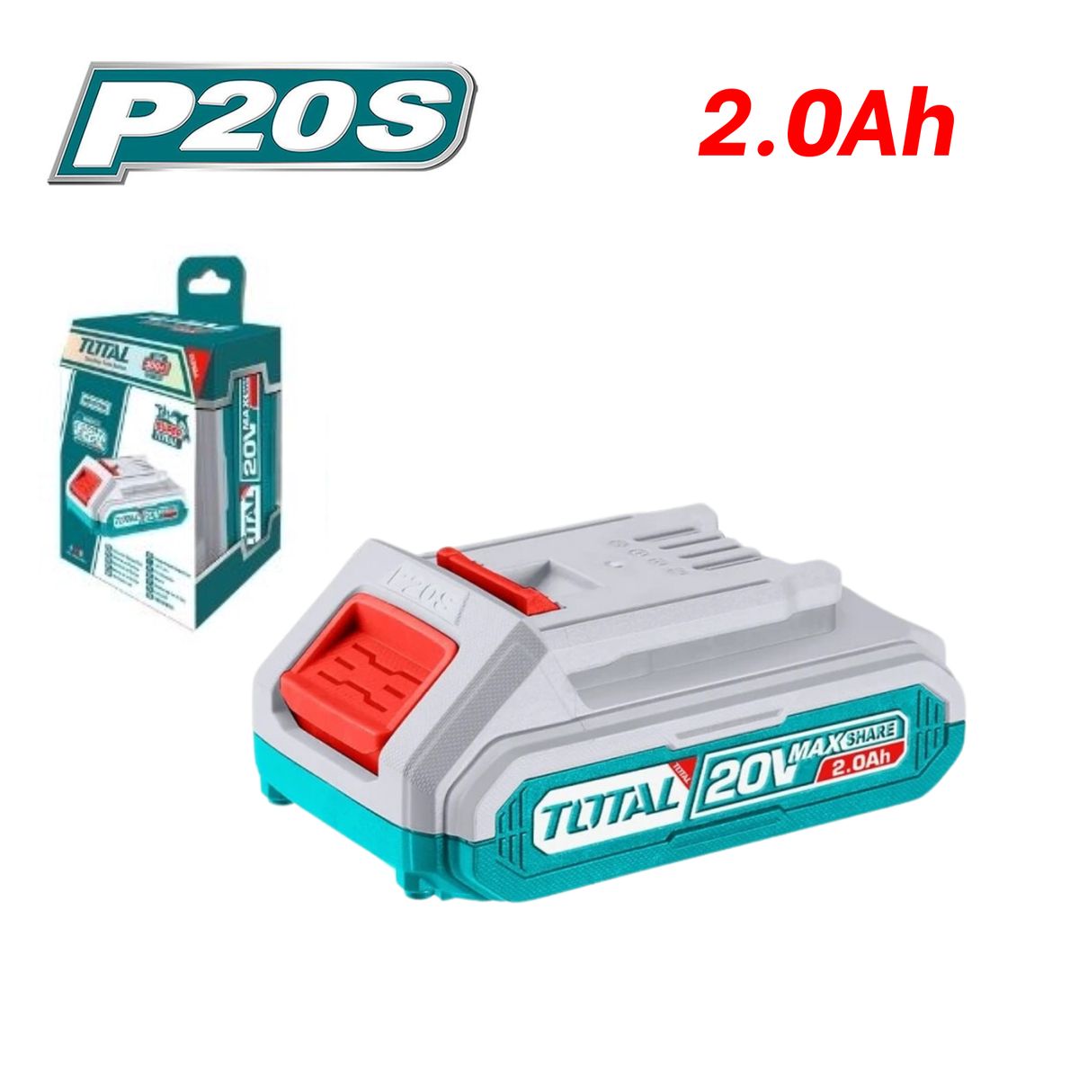 TOTAL TOOLS - Bateria de litio 20v 2ah Total