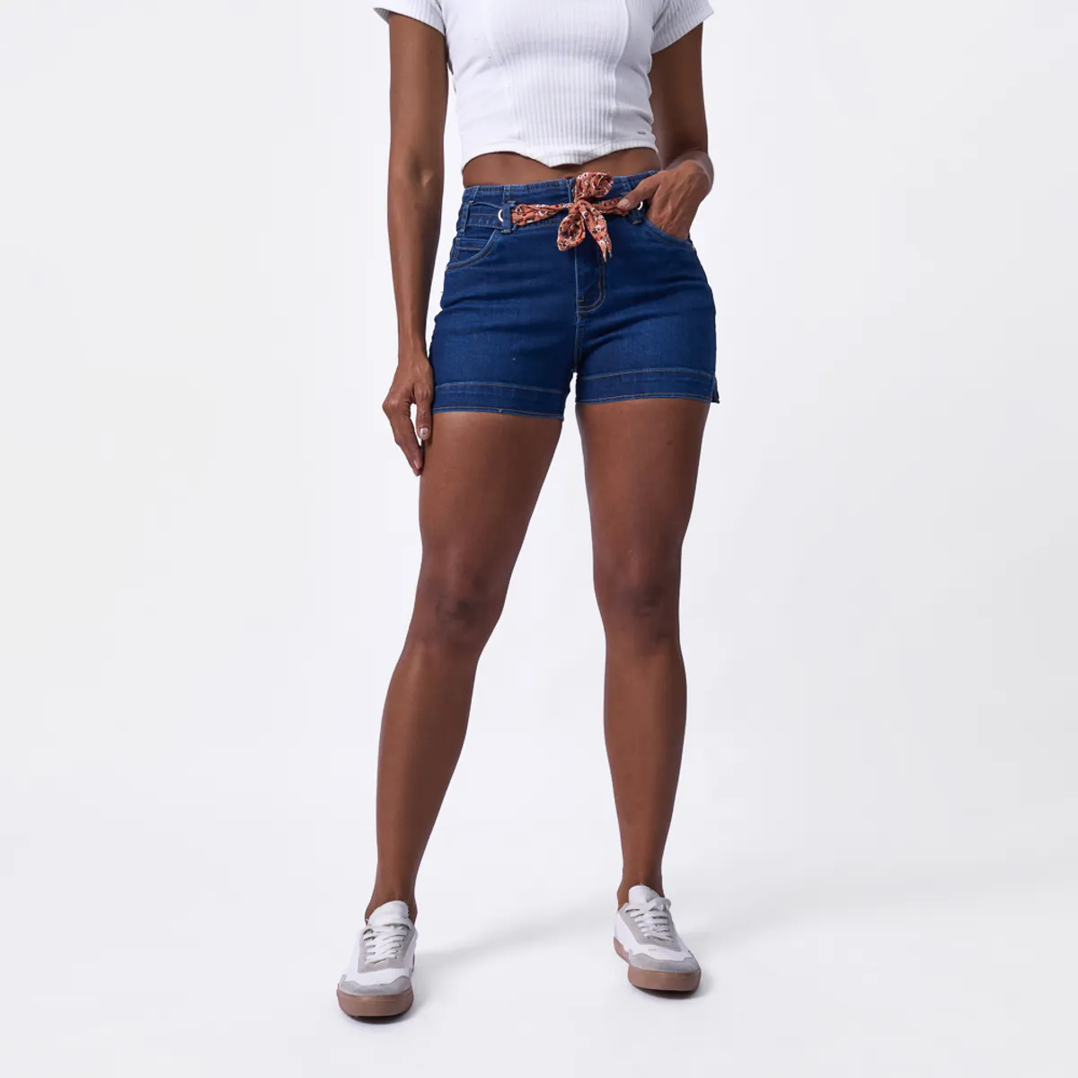 BRONCO - SHORT BI25SOO-JIN DENIM STRECH