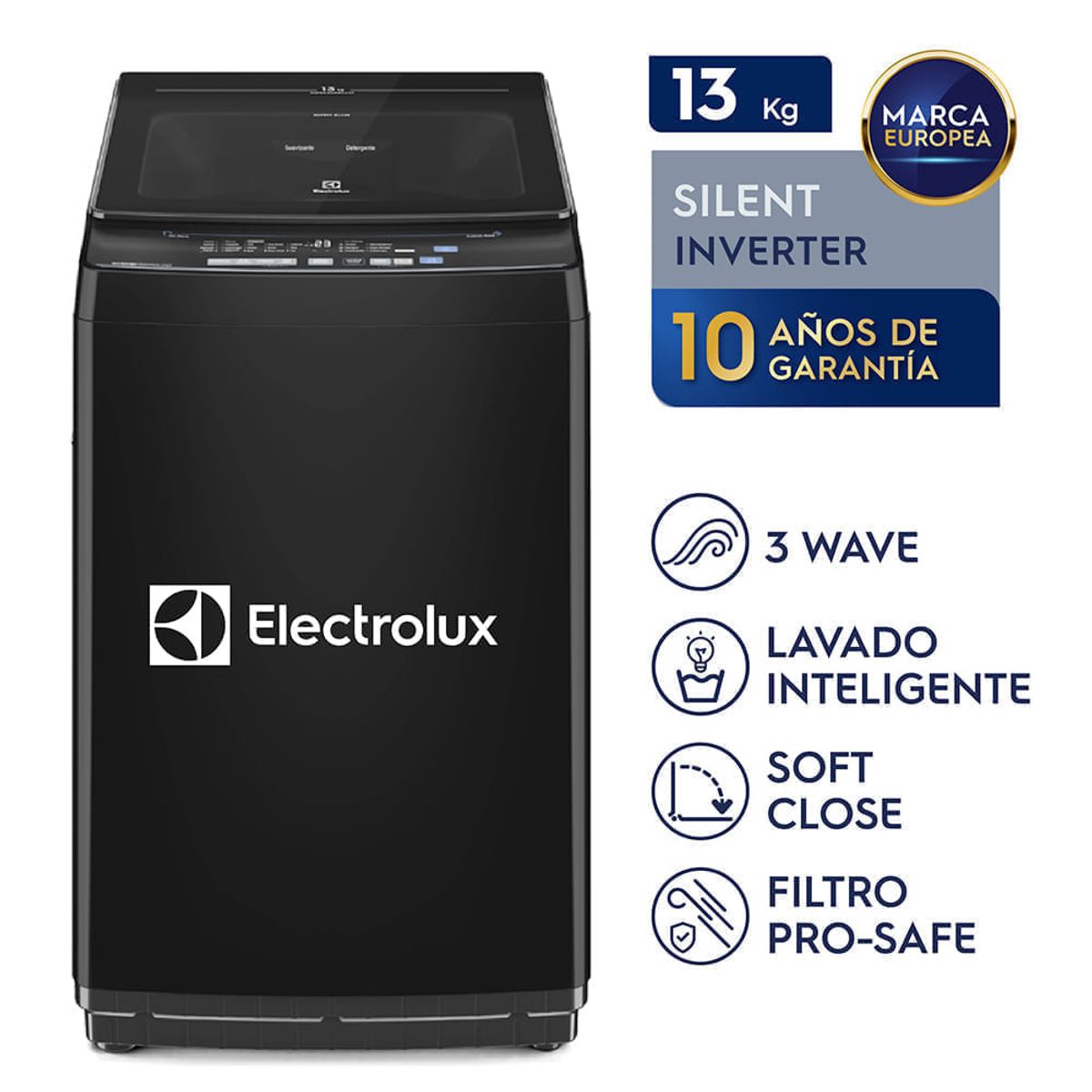 ELECTROLUX - ComboLavadora Efficient Silent 13kg EWIJ13F2XSYB+Aspiradora vertical STK13+Plancha SIE70 Electrolux