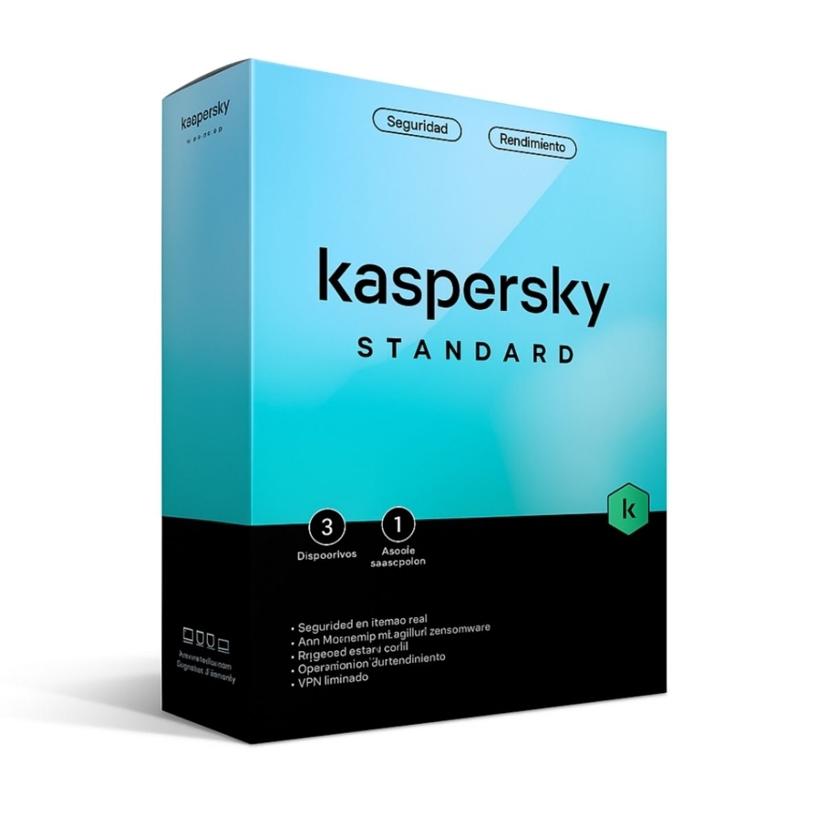 KASPERSKY - Kaspersky Standard 3Pc 1 Año – Protección Total Para 3 Dispositivos En Un Solo Año