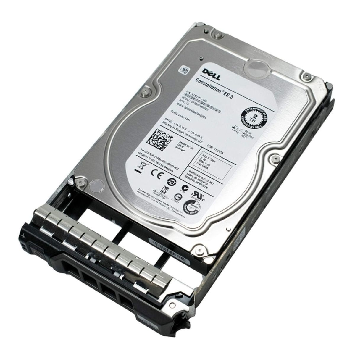 DELL - Disco Duro Interno Dell De 2 Tb, Sata, Alto Rendimiento Para Almacenamiento Confiable