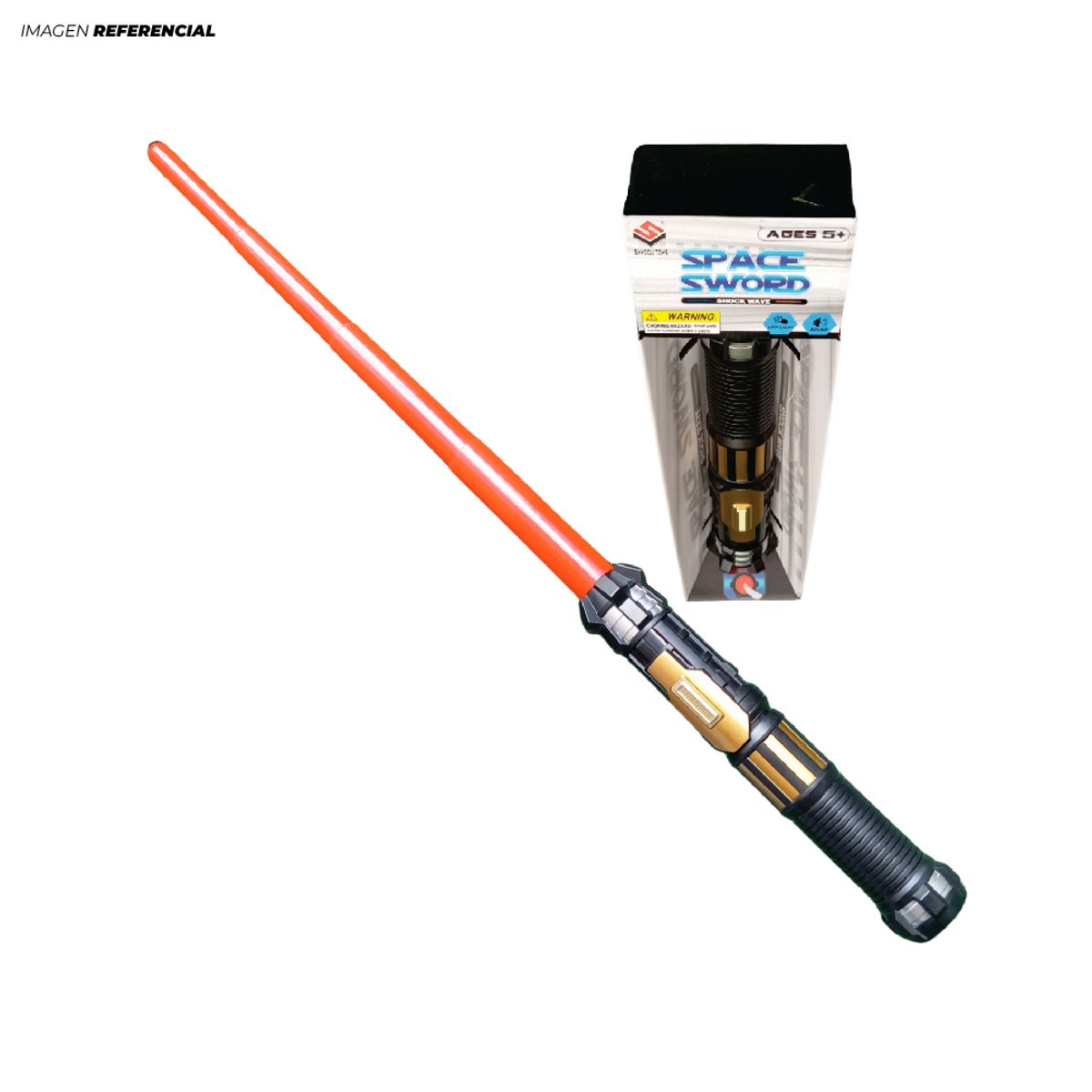 GENERICO - Juguete Sable de Luz Space Sword con Sonido y Luz