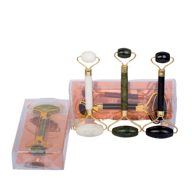 GENERICO - Rodillo de Jade Facial 3 Colores (DOCENA) Por Mayor