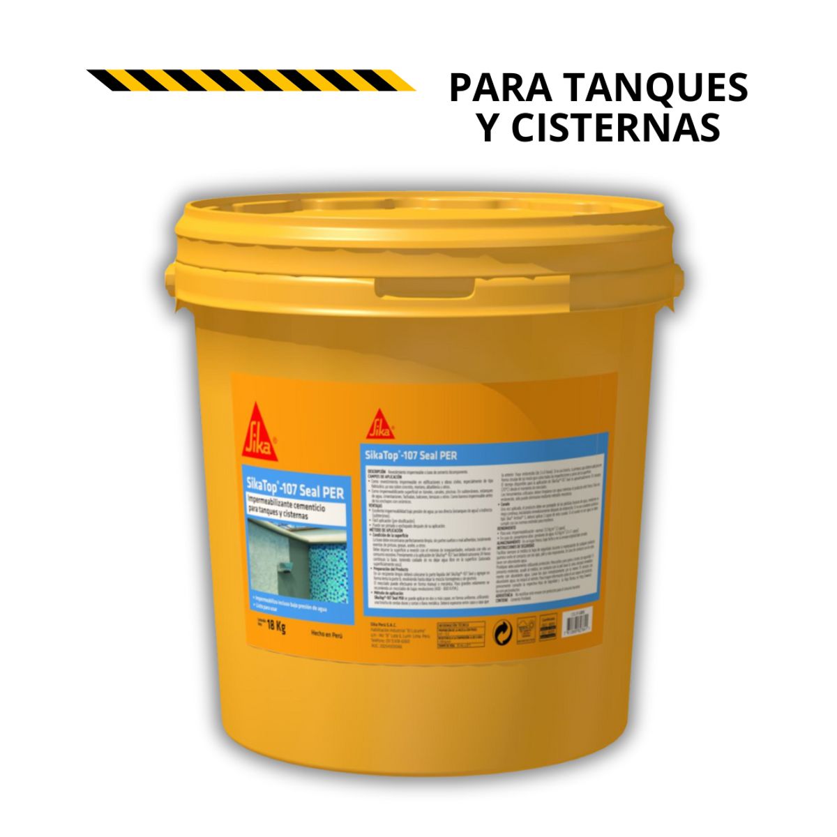 SIKA - Impermeabilizante para tanques Sikatop 107 SEAL PER x 18Kg