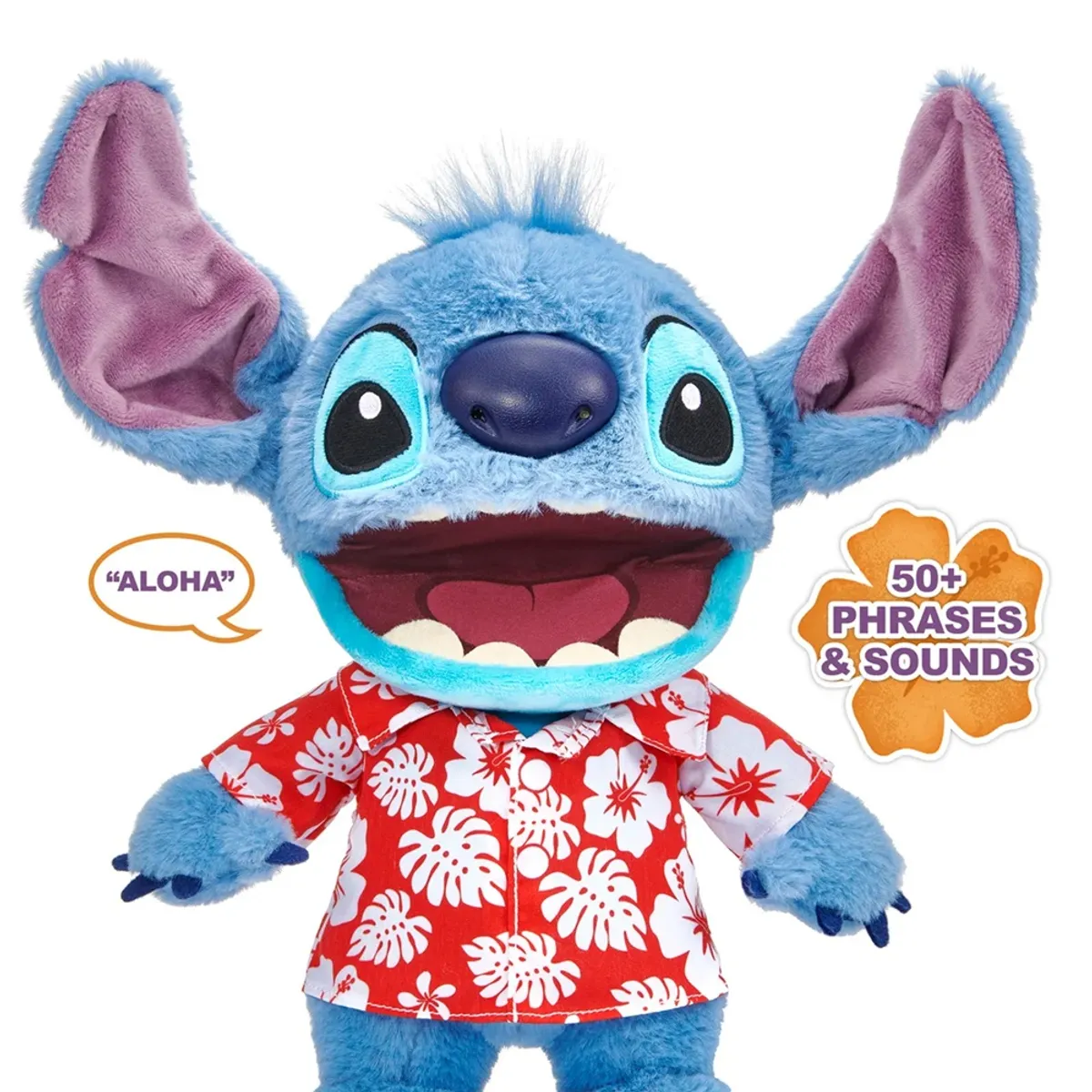DISNEY - Peluche Disney Chatty Hawaiian Stitch +50 Frases y Sonidos