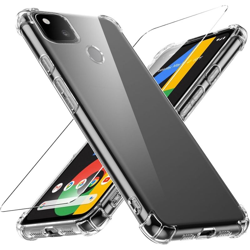 GENERICO - Funda Flexible Y Resistente Para Google Pixel 4A De Silicona Transparente Antiamarillamie