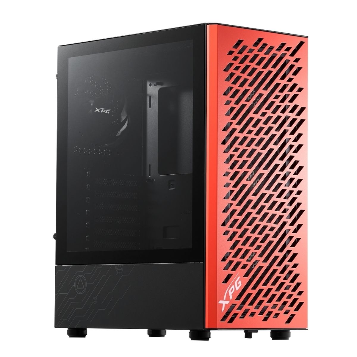 XPG - Caja Atx Xpg Valor Air Mera - Midi Tower Compacta Con Mesh Magnético Y 4 Ventiladores De 1