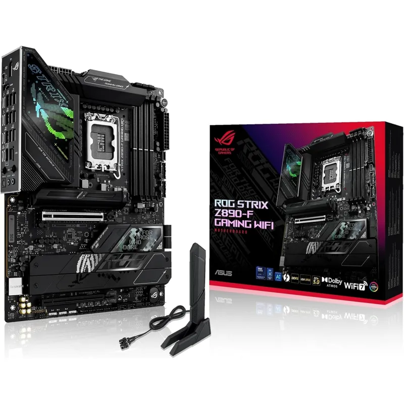 ASUS - Placa Madre Asus Rog Strix Z890-F Atx Gaming Con Ddr5, Wifi 7 Y Thunderbolt 4 - Rendimient